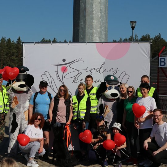"Per Utenos miestą Širdies keliu". Utenos rajono savivaldybė
