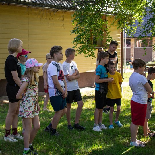 Stovykla "Pažinkime vieni kitus". Švenčionių rajono savivaldybė