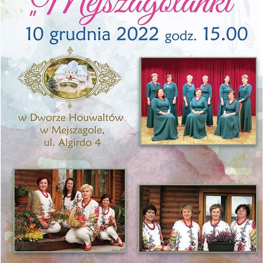 Vokalinio ansamblio „Maiszagolanki“ 25 metų kūrybinės veiklos jubiliejinis koncertas. Vilniaus rajono savivaldybė