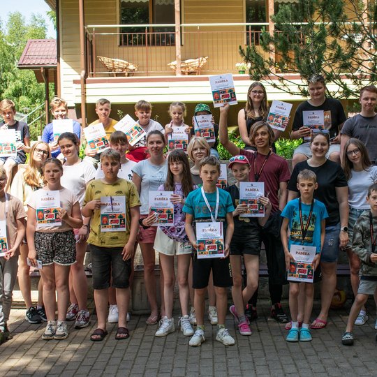 Stovykla "Pažinkime vieni kitus". Švenčionių rajono savivaldybė