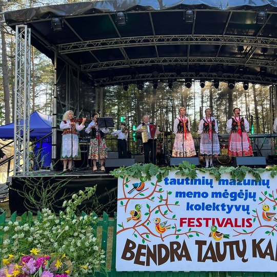 Tęstinis regioninis tautinių mažumų meno mėgėjų festivalis "Bendra tautų kalba". Švenčionių rajono savivaldybė