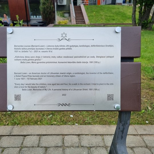 B. Louno informacinė lentelė. Utenos rajono savivaldybė